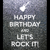 Happy Birthday Song in English Rock